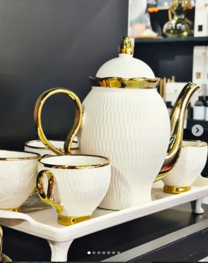 Juego de Te 4 tazas Vintage