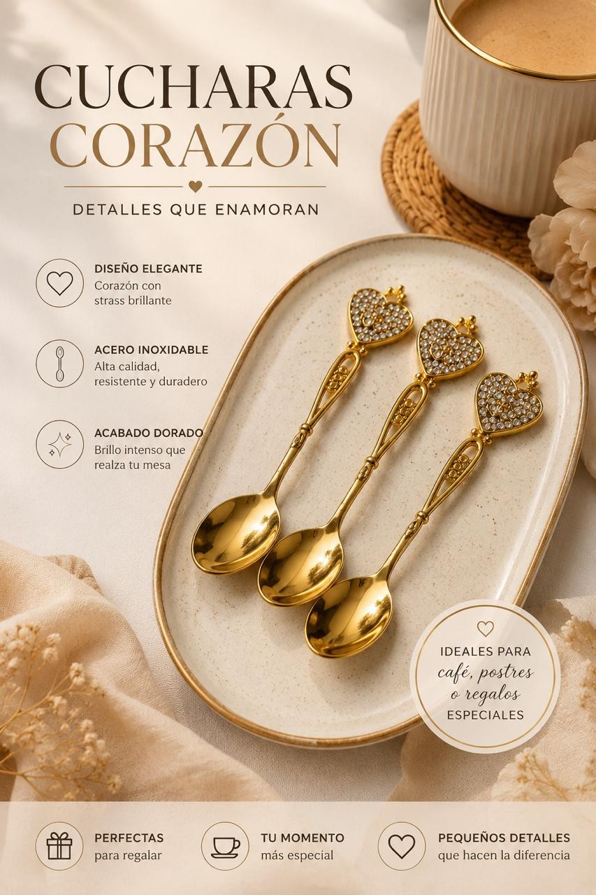 cucharas corazon